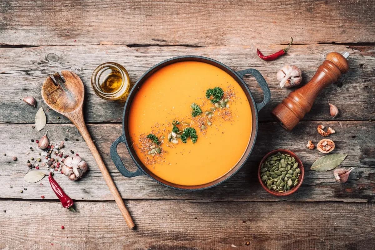 Co dodać do zupy dyniowej, aby zaskoczyć smakiem i aromatem?